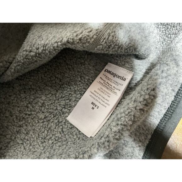 Patagonia Better Sweater Men’s Medium Gray Jacket 1/4 Zip - Picture 8 of 10